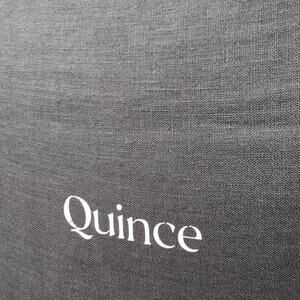 Quince European Linen Duvet Cover - King/Cal King Pine Green